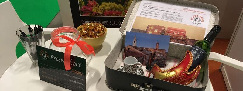 Gissa destinationen på tävling, Seniormässan i Malmö.